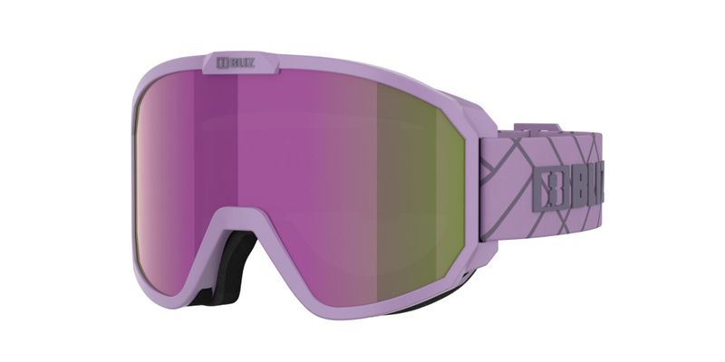 Bliz Rave Linsefarge:Brown Purple,Matt lilla med mørkelilla logo