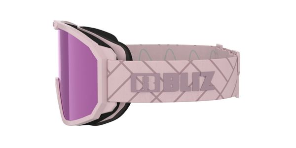 Bliz Rave Linsefarge: Brown Pink, Matt rosa med mørkerosa logo