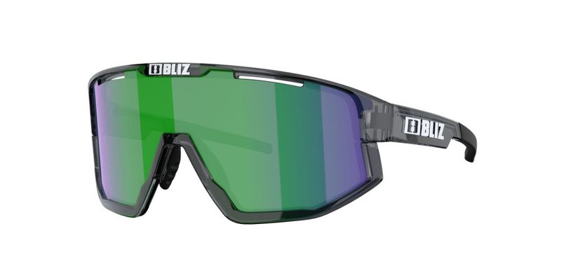 Bliz Fusion Small Crystal Black, Brown w Green Multi