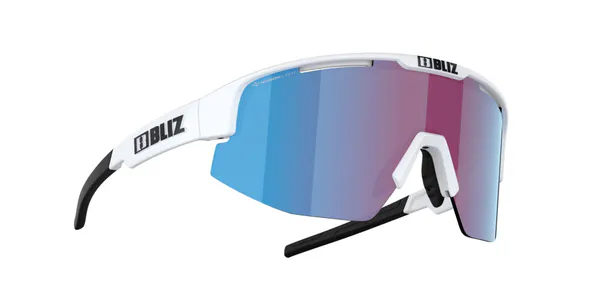 Bliz Matrix Small Matte White Linsefarge: Rosa/fiolett speilblå