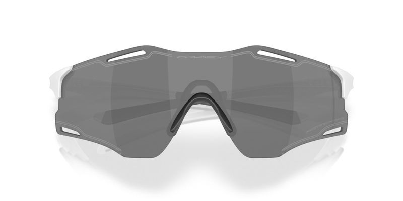 Oakley Cybr Zero clear to black iridium photochromic, matte white