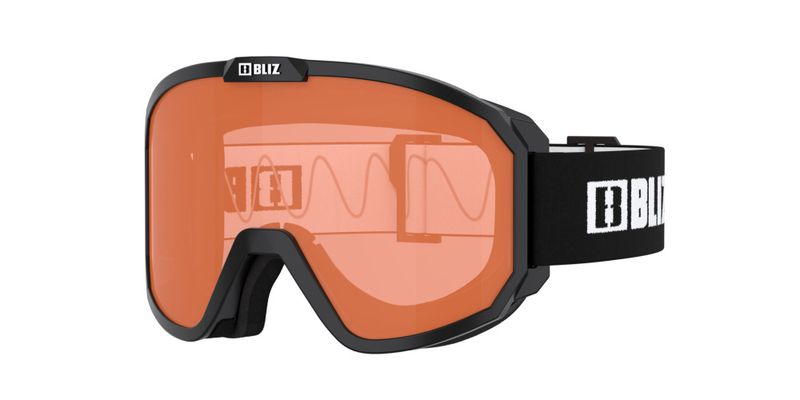 Bliz Rave JR Farge : Black - White Logo, Orange